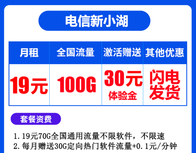 中國(guó)電信流量卡套餐推薦 手機(jī)電話卡無線不限速全國(guó)通用長(zhǎng)期卡